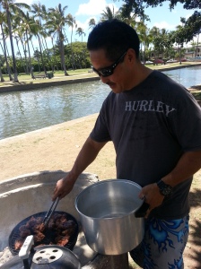 BBQ at Kahala Beach Park